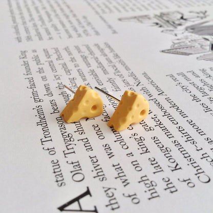 Cheese Earrings