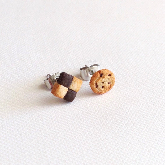Mismatched Cookie Earrings