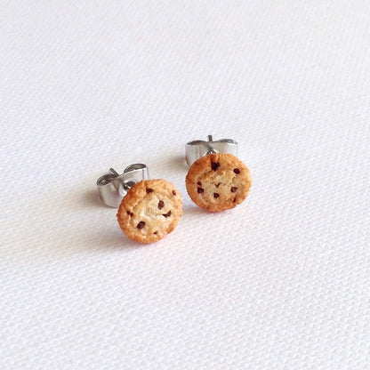 Chocolate Chip Cookie Earrings