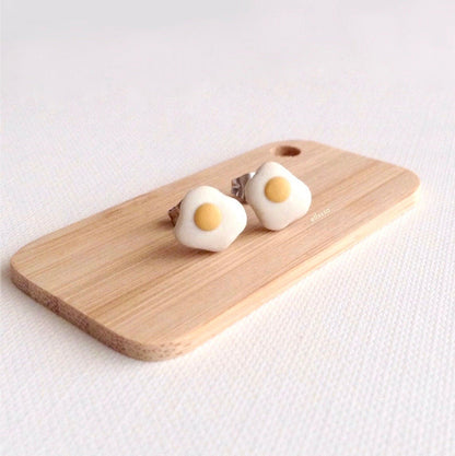 Sunny Side Up Egg Earrings