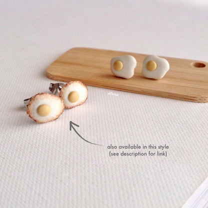 Sunny Side Up Egg Earrings