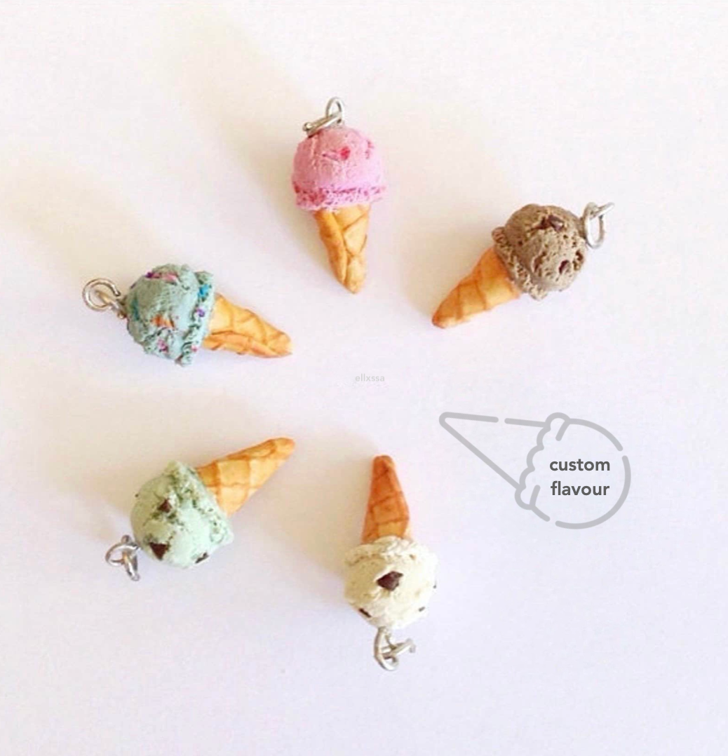 Ice Cream Hook Earrings