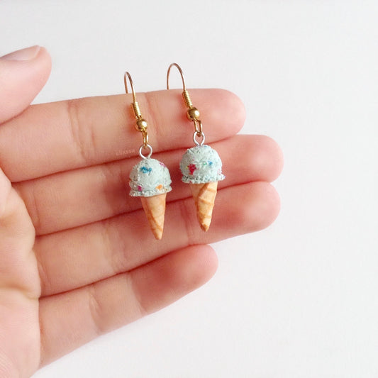 Ice Cream Hook Earrings