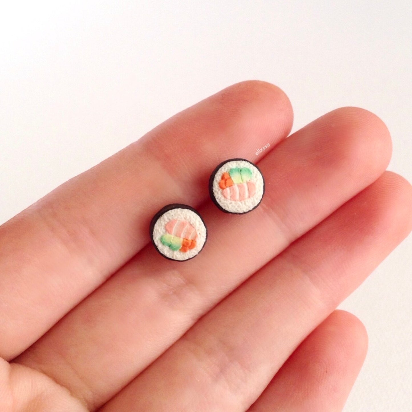 Sushi Earrings: Set of Two