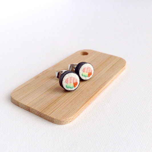 Sushi Roll Earrings